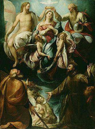 Giulio Cesare Procaccini Incoronazione della Vergine oil painting picture